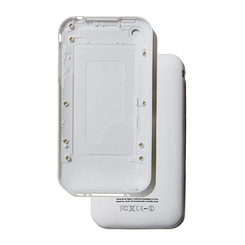 Задняя панель корпуса для Apple iPhone 3G, белая, High Copy