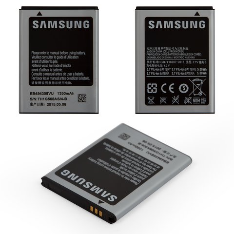 Акумулятор EB494358VU для Samsung S5830 Galaxy Ace, Li ion, 3,7 В, 1350 мАг, Original PRC 