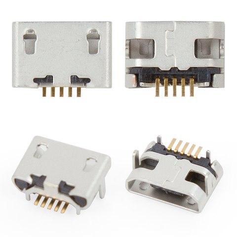 Коннектор зарядки для Asus MeMO Pad HD7 Dual SIM  ME175KG K00S ; Acer Iconia Tab A3 A20; Lenovo IdeaTab A2109, TAB 2 A10 70F, Tab 2 A7 30;  Explay A500, 5 pin, micro USB тип B