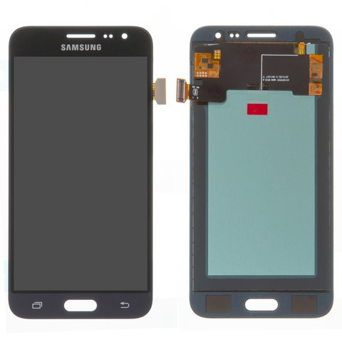 Дисплей для Samsung J320 Galaxy J3 2016 , чорний, з регулюванням яскравості, Best copy, без рамки, Сopy, TFT 