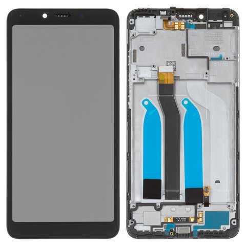 Дисплей для Xiaomi Redmi 6, Redmi 6A, чорний, з рамкою, Original PRC , M1804C3DG, M1804C3DH, M1804C3DI, M1804C3CG, M1804C3CH, M1804C3CI