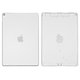 Задня панель корпуса для Apple iPad Pro 10.5, срібляста, (версія Wi-Fi), A1701