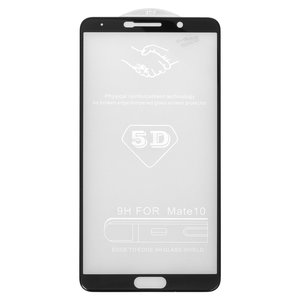 Защитное стекло All Spares для Huawei Mate 10 ALP L09 , Mate 10 ALP L29 , 5D Full Glue, черный