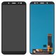 Дисплей для Samsung J600 Galaxy J6, чорний, без рамки, High Copy, original LCD size, (OLED)