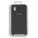 Чохол для Samsung A013 Galaxy A01 Core, чорний, синій, Original Soft Case, силікон, dark blue (08)