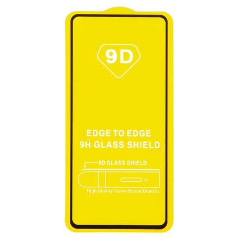 Защитное стекло All Spares для Xiaomi Mi 10T, совместимо с чехлом, Full Glue, черный, cлой клея нанесен по всей поверхности, M2007J3SY