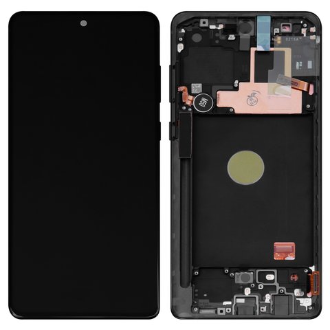 Дисплей для Samsung N770 Galaxy Note 10 Lite, черный, с рамкой, Original PRC 