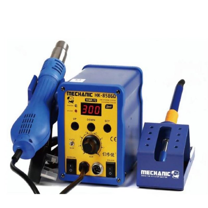 Паяльная станция термовоздушная Mechanic HK-8586D, турбинная - Все запчасти