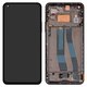 Дисплей для Xiaomi Mi 11 Lite, Mi 11 Lite 5G, черный, с рамкой, Оригинал (переклеено стекло), #WM6556Z21-1