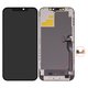 Дисплей для iPhone 12 Pro Max, черный, с рамкой, High Copy, с пластиками камеры и датчика приближения, без микросхемы, (OLED), DD-OLED