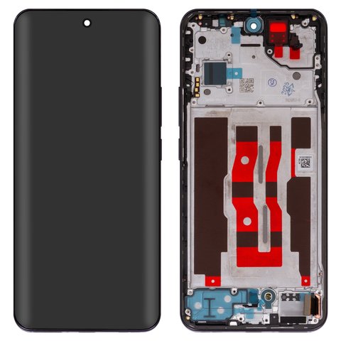 Дисплей для Oppo Reno12 CPH2625 , черный, с рамкой, Original PRC , matte brown
