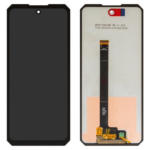 Дисплей для Oukitel WP17, WP19, WP21, черный, без рамки, High Copy, F683188VD