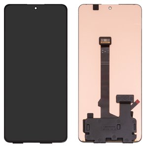 Дисплей для Xiaomi Poco F6, черный, без рамки, High Copy, OLED , 24069PC21G, 24069PC21I