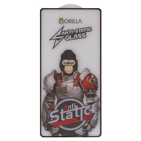 Защитное стекло Gorilla для Google Pixel 7, совместимо с чехлом, Full Glue, Anti Static, черный