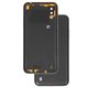 Housing Back Cover compatible with Samsung A015 Galaxy A01, (black, with side button, with camera lens)
