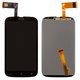 LCD compatible with HTC T328w Desire V, (black, without frame)
