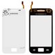 Touchscreen compatible with Samsung S5830i Galaxy Ace, (white, la fleur)