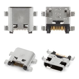 Charge Connector compatible with Samsung G350 Galaxy Star Advance, 7 pin, micro USB type B 