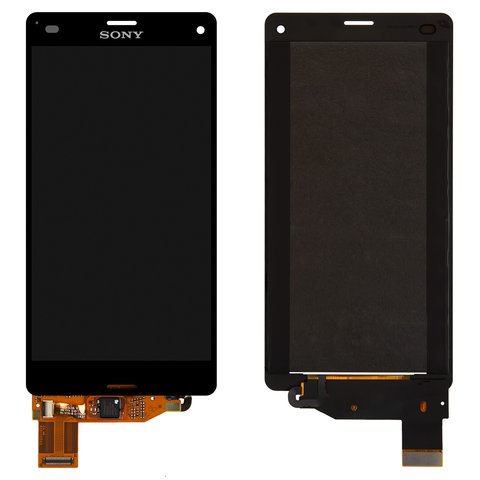 LCD compatible with Sony D5803 Xperia Z3 Compact Mini, D5833 Xperia Z3 Compact Mini, black, without frame, Original PRC  