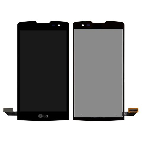 Pantalla LCD puede usarse con LG H320 Leon Y50, H324 Leon Y50, H340 Leon, H345 Leon LTE, MS345 Leon LTE, negro, sin marco