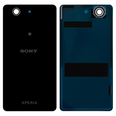 Panel trasero de carcasa puede usarse con Sony D5803 Xperia Z3 Compact Mini, D5833 Xperia Z3 Compact Mini, negra