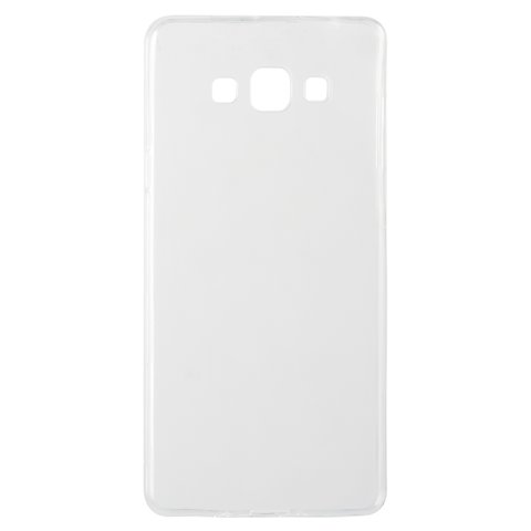 Case compatible with Samsung A700F Galaxy A7, A700H Galaxy A7, colourless, transparent, silicone 