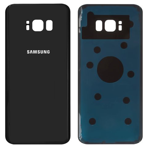 Housing Back Cover compatible with Samsung G955F Galaxy S8 Plus, black, Original PRC , midnight black 