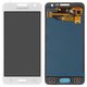 LCD compatible with Samsung A300 Galaxy A3, (white, without adjustment of light, without frame, Copy, (TFT))