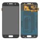 LCD compatible with Samsung A320 Galaxy A3 (2017), (black, without frame, original (change glass) )