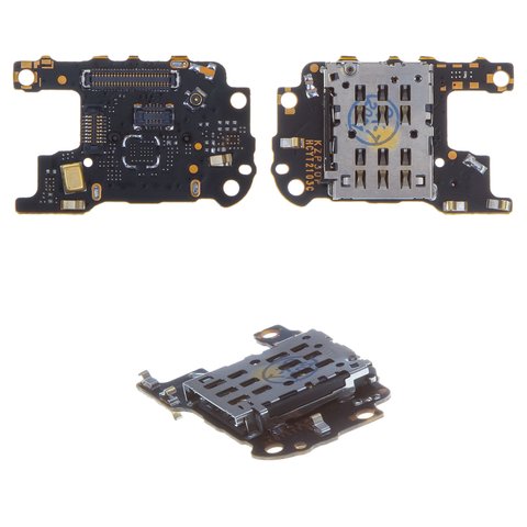 SIM Card Connector compatible with Huawei P30 Pro, with memory card connector, with flat cable, Copy 