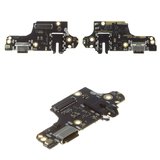 Cable flex puede usarse con Xiaomi Redmi Note 9 Pro, Redmi Note 9S, del conector de carga, del conector de auriculares, con micrófono, con componentes, Original (PRC), placa del cargador, M2003J6A1G