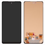 Дисплей для Samsung A528 Galaxy A52s 5G, черный, без рамки, High Copy, (OLED)