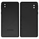 Housing Back Cover compatible with Samsung M013 Galaxy M01 Core, (black, with camera lens)