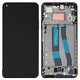 LCD compatible with Xiaomi 11 Lite 5G NE, (black, with frame, Original (PRC))