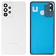 Housing Back Cover compatible with Samsung A336 Galaxy A33 5G, (white, with camera lens)