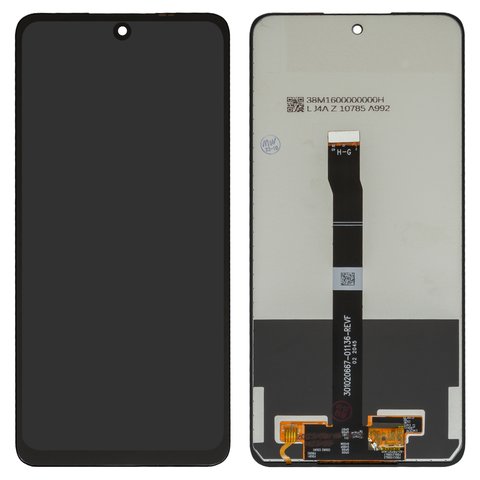 LCD compatible with Huawei Honor 10X Lite, P Smart 2021 , Y7a, black, without frame, Copy, PPA LX2 