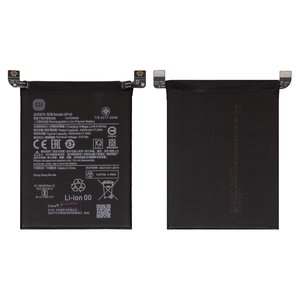 Battery BP49 compatible with Xiaomi Poco F4, Redmi K40S, Li Polymer, 3.87 V, 4500 mAh, Original PRC , M1805E10A, 22021211RC 