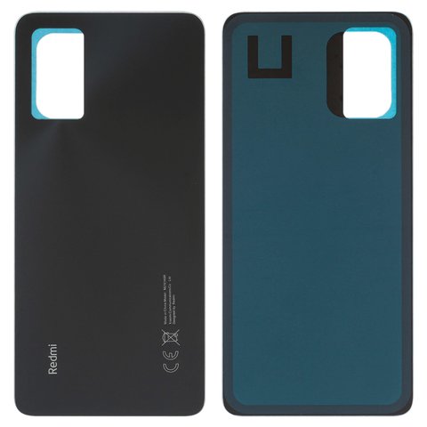 Задняя панель корпуса для Xiaomi Redmi Note 12 Pro 4G, черная, graphite gray