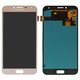 LCD compatible with Samsung J400 Galaxy J4 (2018), (golden, without frame, High Copy, with wide edge, (OLED))