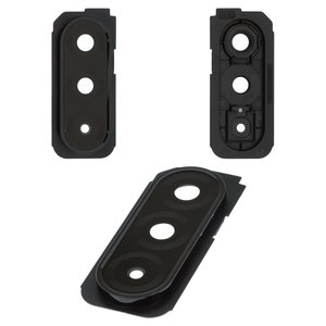 Camera Lens compatible with Samsung A266 Galaxy A26, black, with frames 
