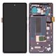 Pantalla LCD puede usarse con Google Pixel 7a, negro, con marco, original (vidrio reemplazado)
