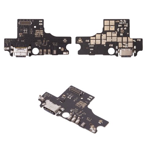 Flat Cable compatible with ZTE Blade A51 2021 , charge connector, with microphone, with components, High Copy, charging board 