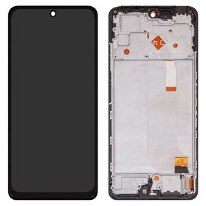 Pantalla LCD puede usarse con Xiaomi Redmi Note 12 Pro 4G, negro, con marco, Copy, TFT 