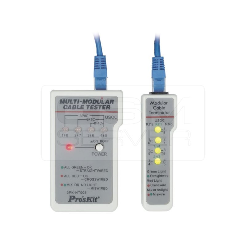 Pro'sKit 3PKNT005N MultiModular Cable Tester GsmServer