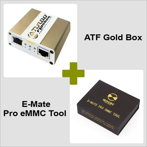 ATF Gold Box + E Mate Pro eMMC Tool Combo Pack