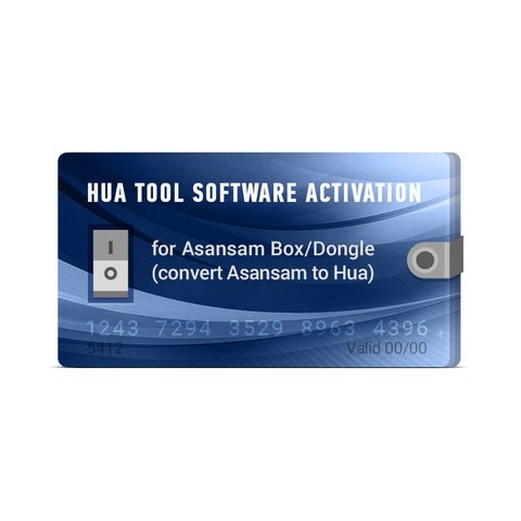 Hua Tool Software Activation for Asansam Box Dongle convert Asansam to Hua 