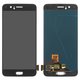 LCD compatible with OnePlus 5 A5000, (black, without frame, High Copy, (OLED))