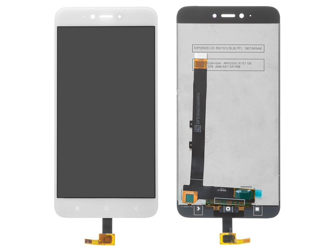 LCD compatible with Xiaomi Redmi Note 5A, Redmi Y1 Lite, (white