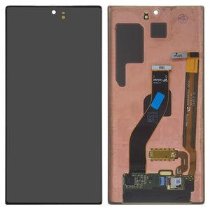LCD compatible with Samsung N970F Galaxy Note 10, black, without frame, original change glass 