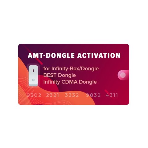 AMT Dongle Software Activation for Infinity Box Dongle BEST Dongle Infinity CDMA Dongle